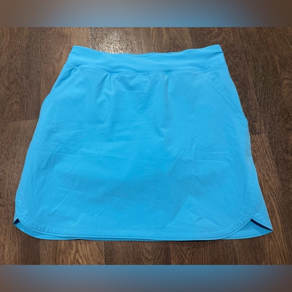 Lands' End Women's Quick Dry Board Skort Swim Skirt Skort Blue Size 6 - Picture 3 of 9
